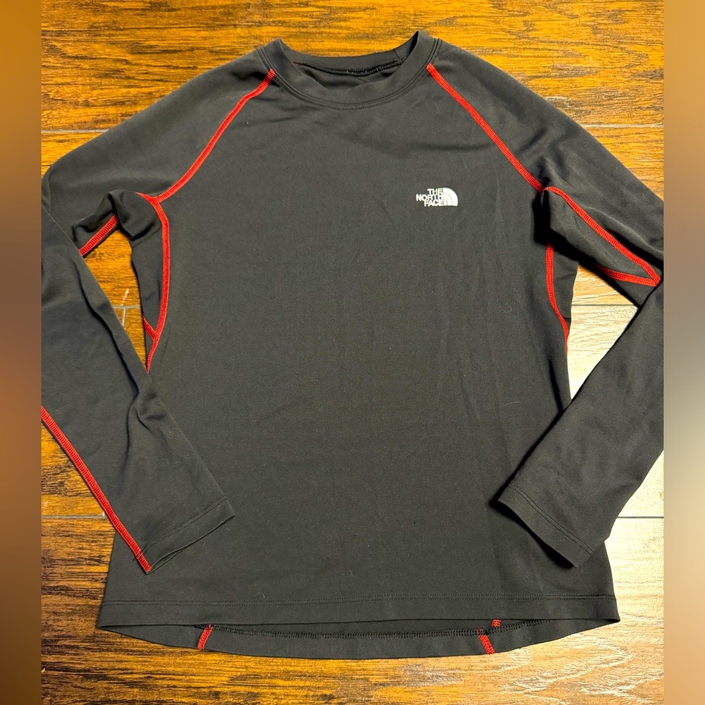 The North Face Dryvent Long Sleeve Shirt Athletic Top Women Size Medium Black
